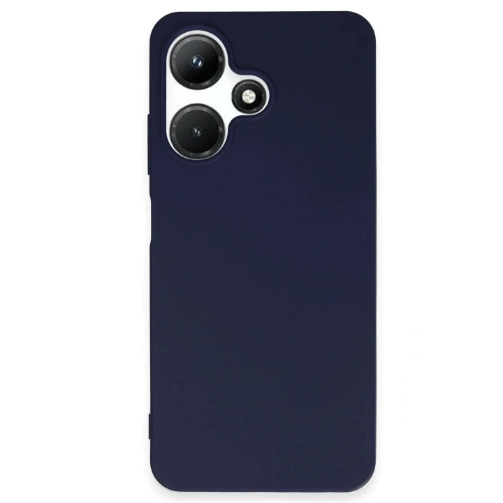 Mey İthalat®  İnfinix Hot 30i Kılıf First Silikon - Lacivert