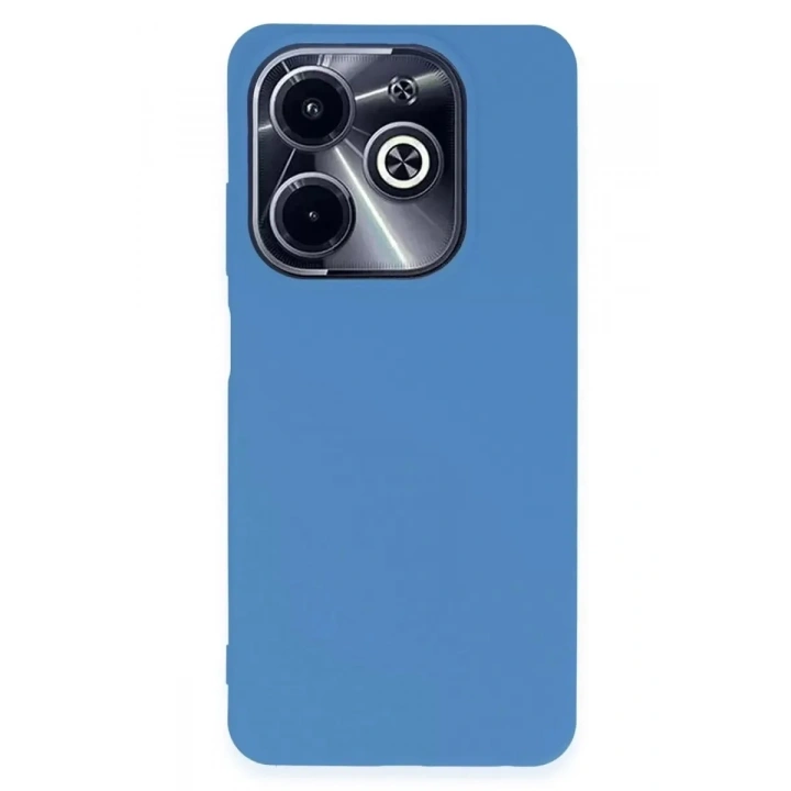 Mey İthalat®  İnfinix Hot 40i Kılıf First Silikon - Mavi