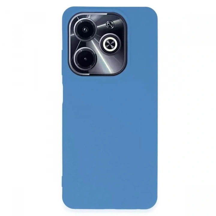 Mey İthalat®  İnfinix Hot 40i Kılıf First Silikon - Mavi