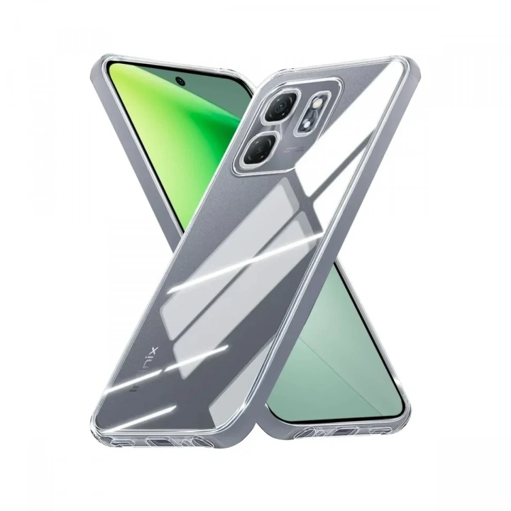 Mey İthalat®  İnfinix Smart 9 Kılıf Lüx Şeffaf Silikon