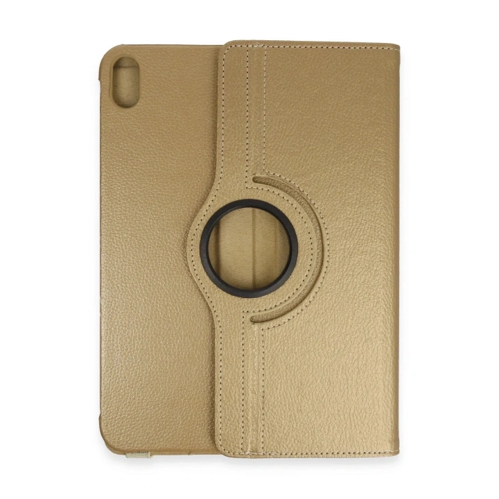 Mey İthalat®  iPad 2022 10.9 (10.nesil) Kılıf 360 Tablet Deri Kılıf - Gold