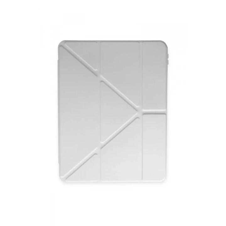Mey İthalat®   iPad 2022 10.9 (10.nesil) Kılıf Kalemlikli Mars Tablet Kılıfı - Gri
