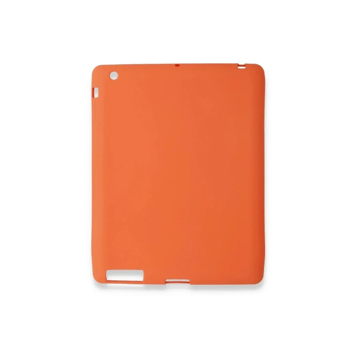 Mey İthalat®  iPad 4 9.7 Kılıf Evo Tablet Silikon - Turuncu