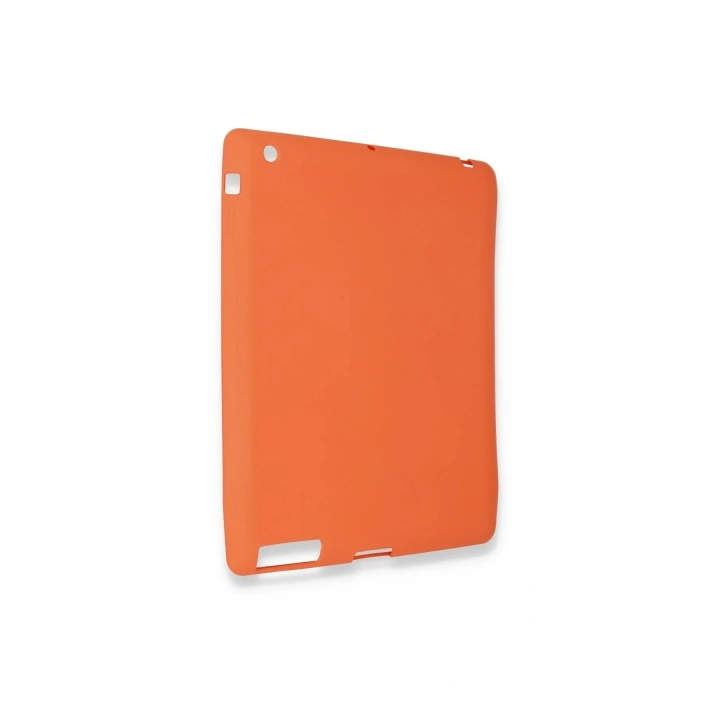 Mey İthalat®  iPad 4 9.7 Kılıf Evo Tablet Silikon - Turuncu