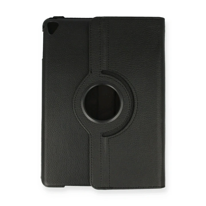 Mey İthalat®  iPad 9.7 (2018) Kılıf 360 Tablet Deri Kılıf - Siyah