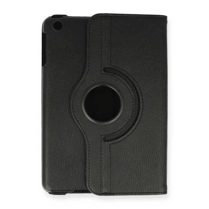 Mey İthalat®  iPad Mini 1 Kılıf 360 Tablet Deri Kılıf - Siyah