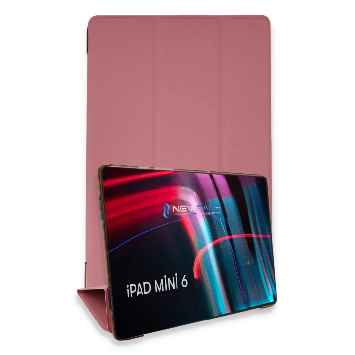 Mey İthalat®  iPad Mini 6 Kılıf Tablet Smart Kılıf - Pembe