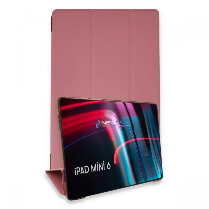 Mey İthalat®  iPad Mini 6 Kılıf Tablet Smart Kılıf - Pembe