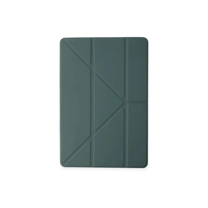 Mey İthalat®  iPad Pro 11 (2018) Kılıf Kalemlikli Mars Tablet Kılıfı - Koyu Yeşil