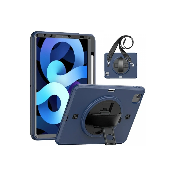 Mey İthalat®  iPad Pro 11 (2020) Kılıf Strap-C Otterbox Tablet Kapak - Lacivert