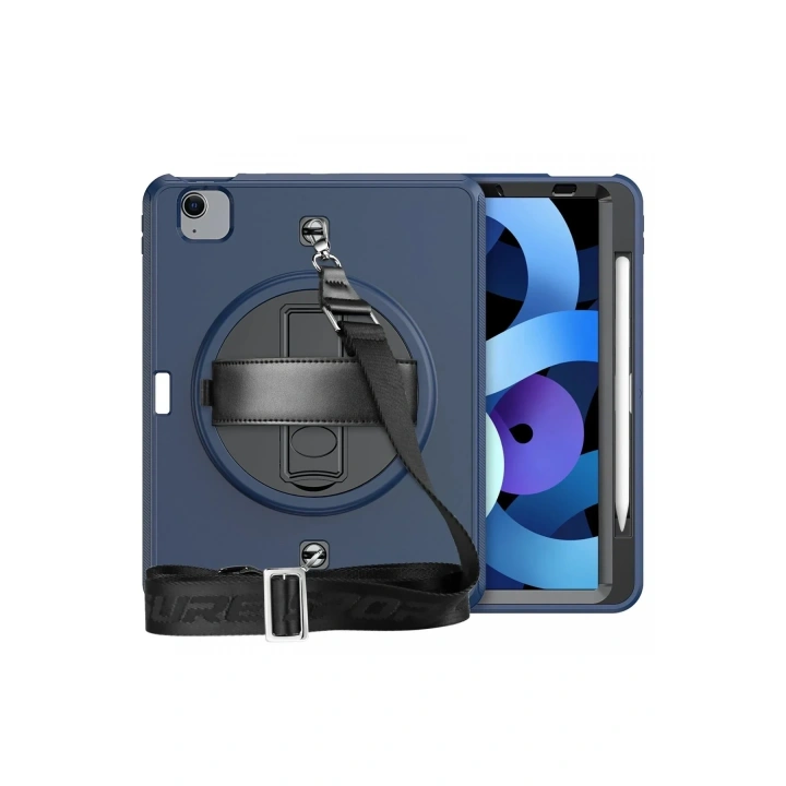 Mey İthalat®  iPad Pro 11 (2020) Kılıf Strap-C Otterbox Tablet Kapak - Lacivert