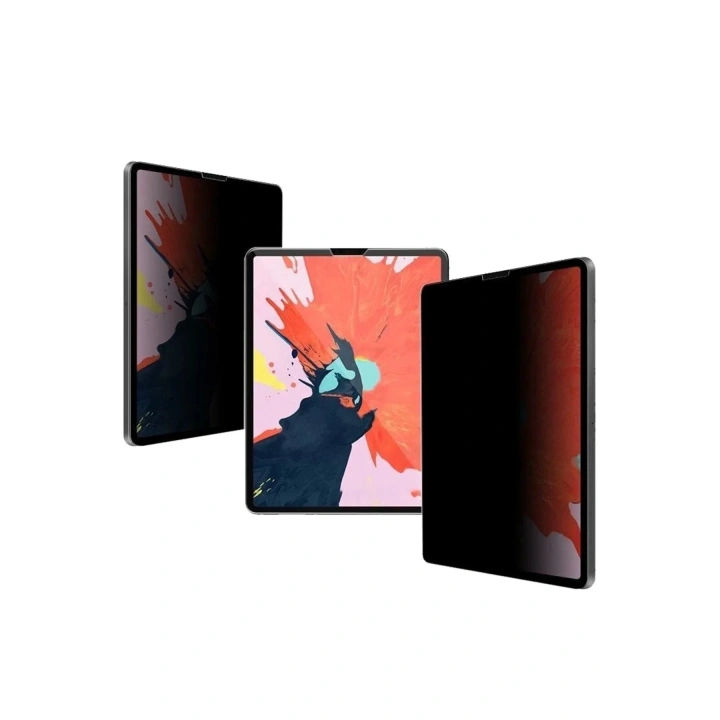 Mey İthalat®  iPad Pro 12.9 (2021) Tablet Hayalet Full Glue Ekran Koruyucu