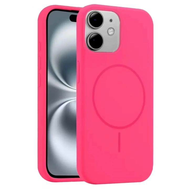 Mey İthalat®   iPhone 11 Kılıf Jully Magsafe Kapak - Pembe