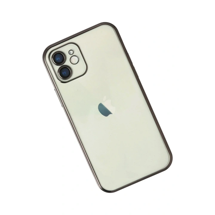 Mey İthalat®  iPhone 11 Kılıf  Lensli Silikon - Siyah