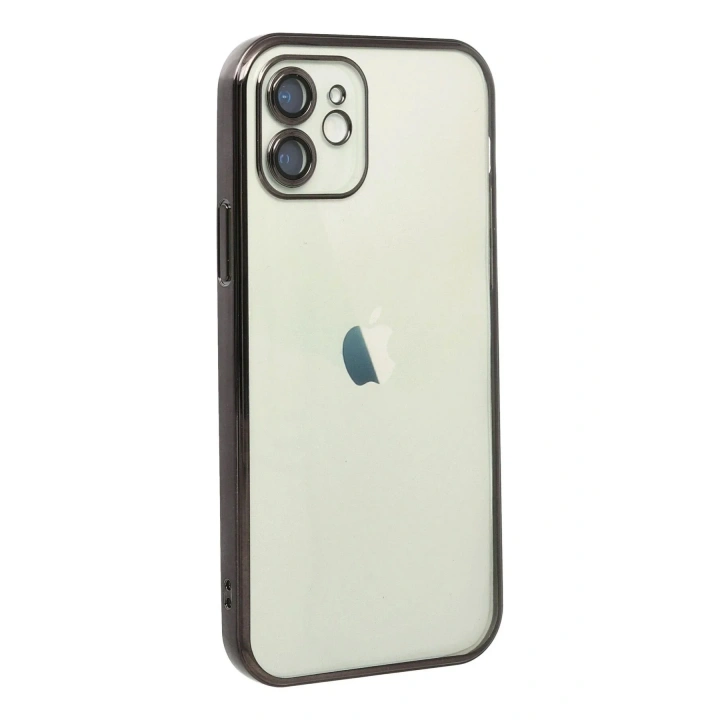 Mey İthalat®  iPhone 11 Kılıf  Lensli Silikon - Siyah