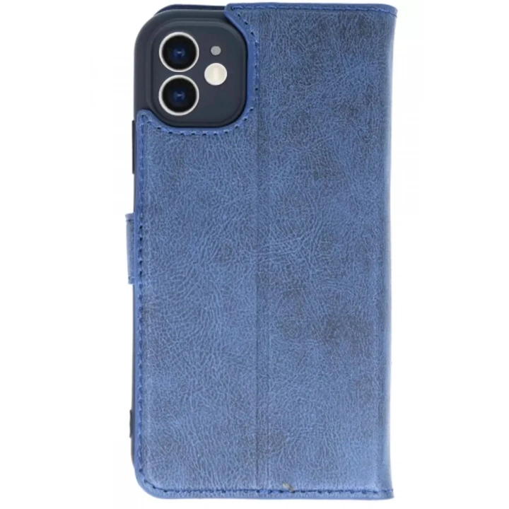 Mey İthalat®   iPhone 11 Kılıf Trend S Plus Kapaklı Kılıf - Lacivert