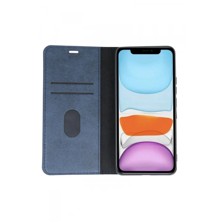 Mey İthalat®   iPhone 11 Kılıf Trend S Plus Kapaklı Kılıf - Siyah