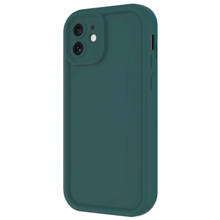 Mey İthalat®  iPhone 11 Kılıf Viera Silikon - Koyu Yeşil