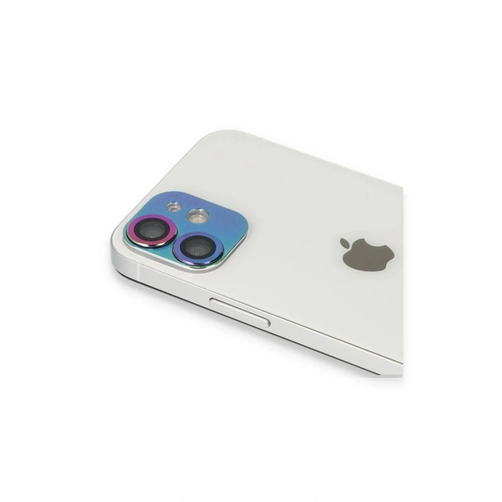 Mey İthalat®  iPhone 11 Pers Alüminyum Kamera Lens - Rainbow