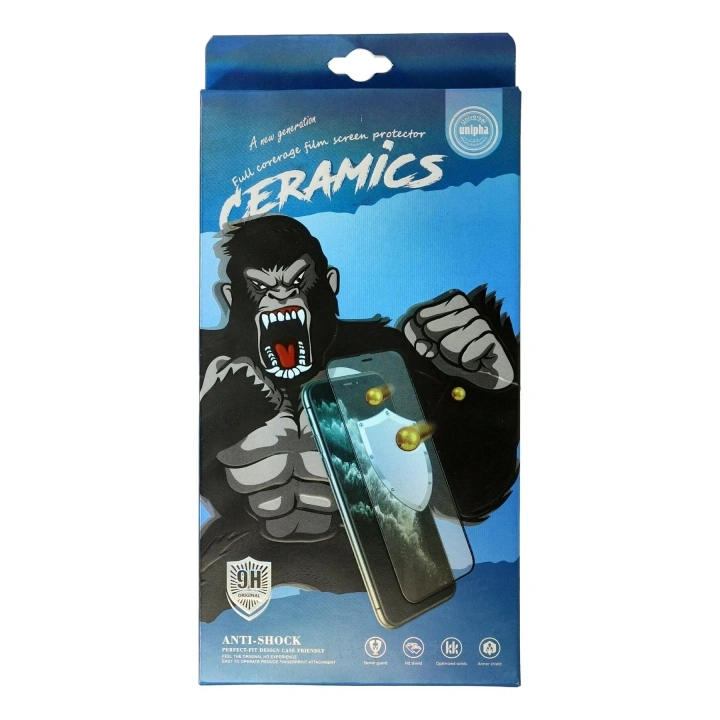 Mey İthalat®  iPhone 11 Pro 34D Izgaralı Cam