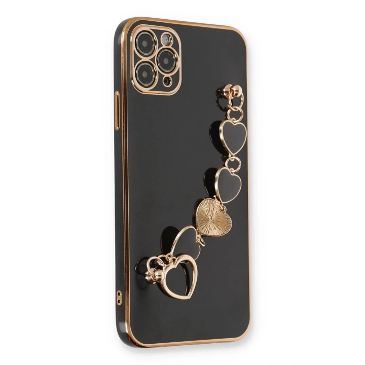 Mey İthalat®  iPhone 11 Pro Kılıf Esila Silikon - Siyah
