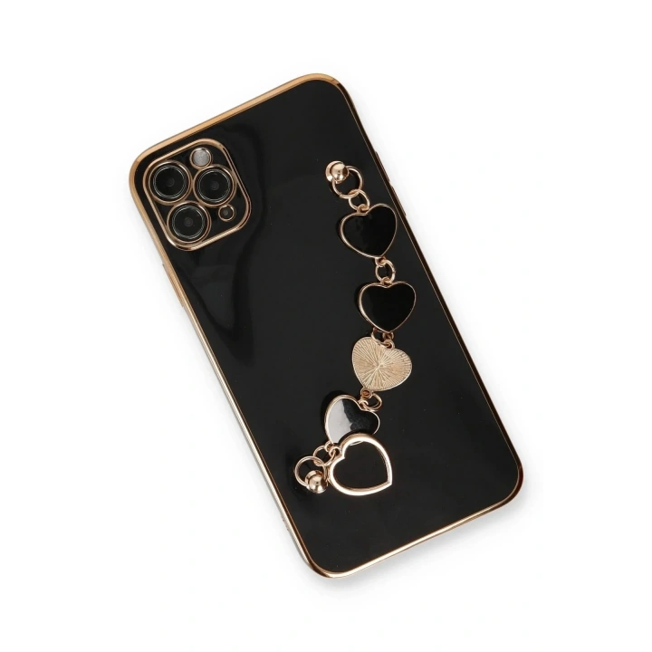 Mey İthalat®  iPhone 11 Pro Kılıf Esila Silikon - Siyah