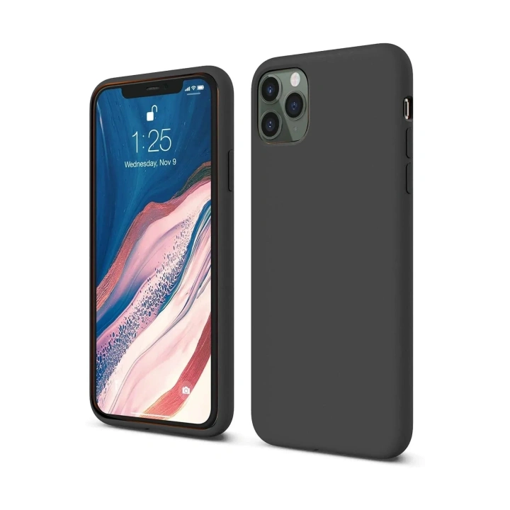 Mey İthalat®  iPhone 11 Pro Kılıf First Silikon - Siyah