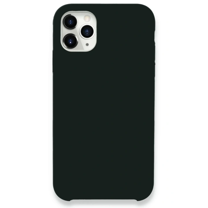 Mey İthalat®  iPhone 11 Pro Kılıf Lansman Legant Silikon - Koyu Yeşil