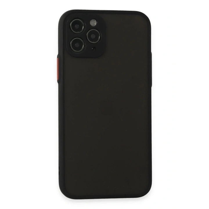 Mey İthalat®  iPhone 11 Pro Kılıf Montreal Silikon Kapak - Siyah