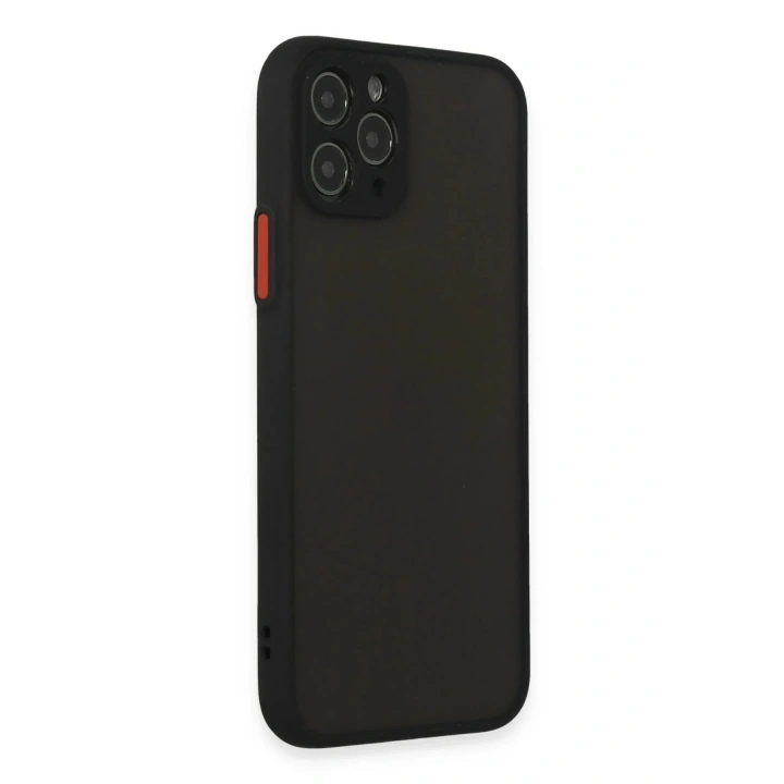 Mey İthalat®  iPhone 11 Pro Kılıf Montreal Silikon Kapak - Siyah