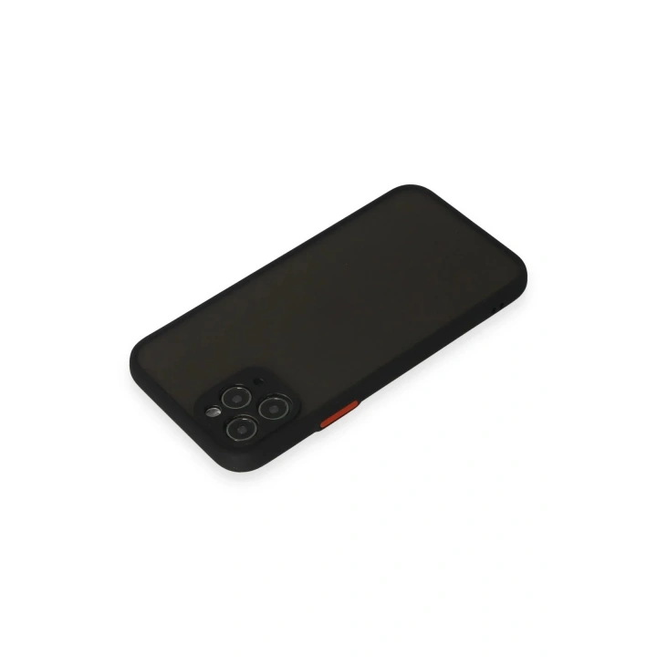 Mey İthalat®  iPhone 11 Pro Kılıf Montreal Silikon Kapak - Siyah