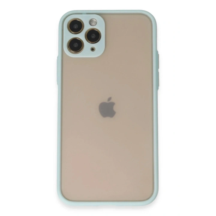 Mey İthalat®  iPhone 11 Pro Kılıf Montreal Silikon Kapak - Turkuaz
