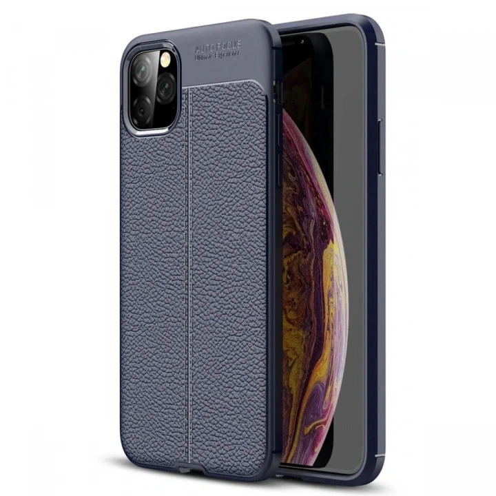 Mey İthalat®  iPhone 11 Pro Max Kılıf Auto Focus Kapak - Lacivert