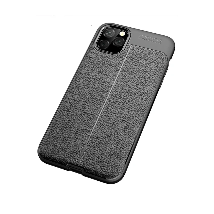 Mey İthalat®  iPhone 11 Pro Max Kılıf Auto Focus Kapak - Siyah