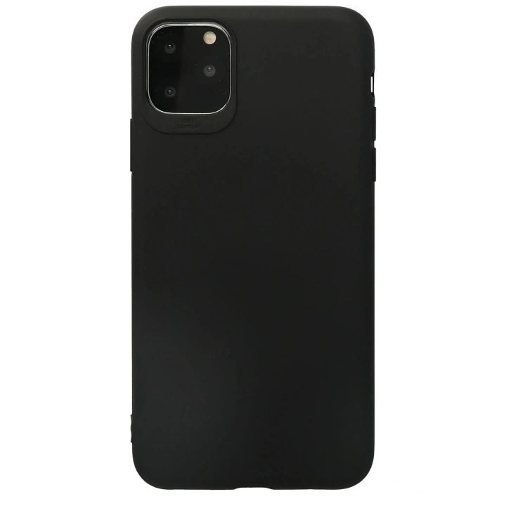 Mey İthalat®  iPhone 11 Pro Max Kılıf First Silikon - Siyah