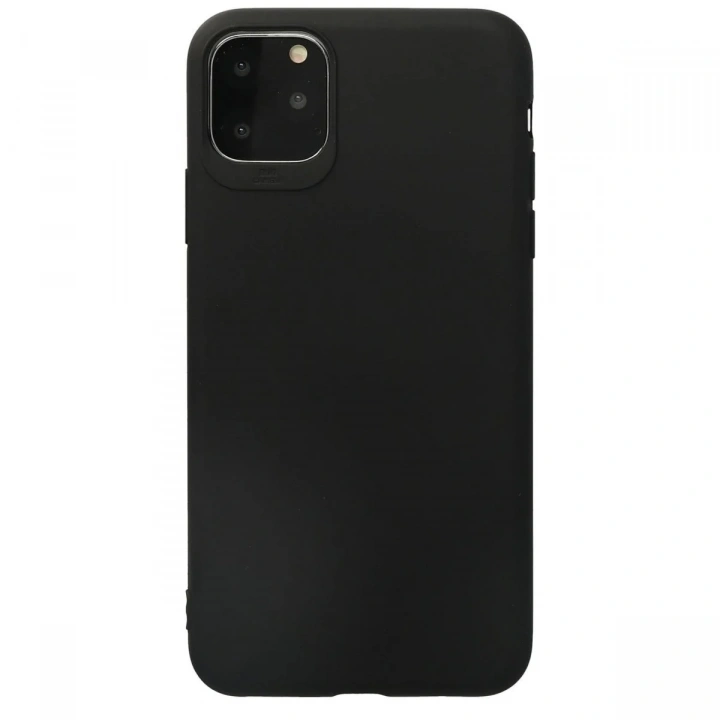 Mey İthalat®  iPhone 11 Pro Max Kılıf First Silikon - Siyah