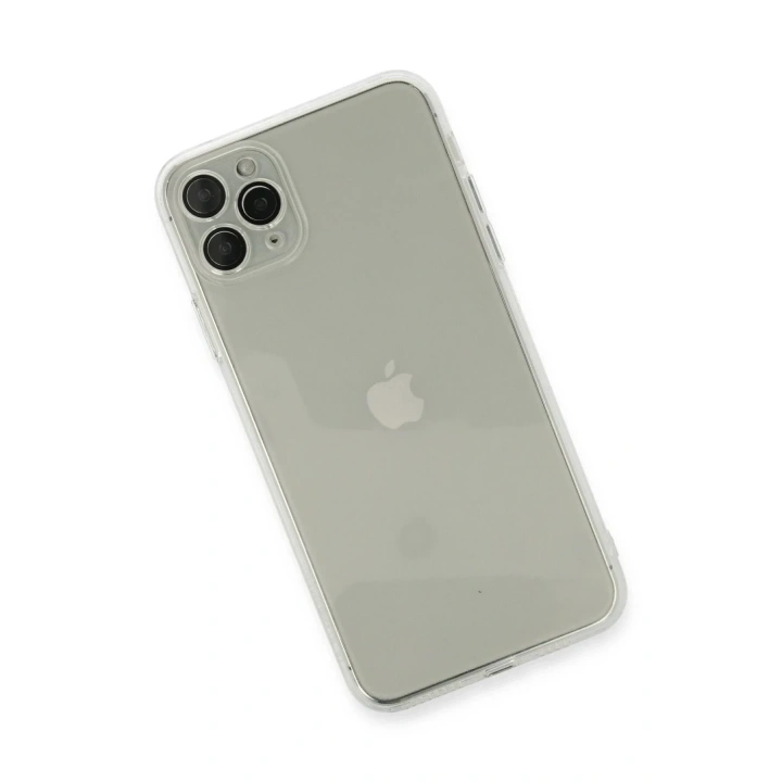 Mey İthalat®  iPhone 11 Pro Max Kılıf Fly Lens Silikon - Şeffaf