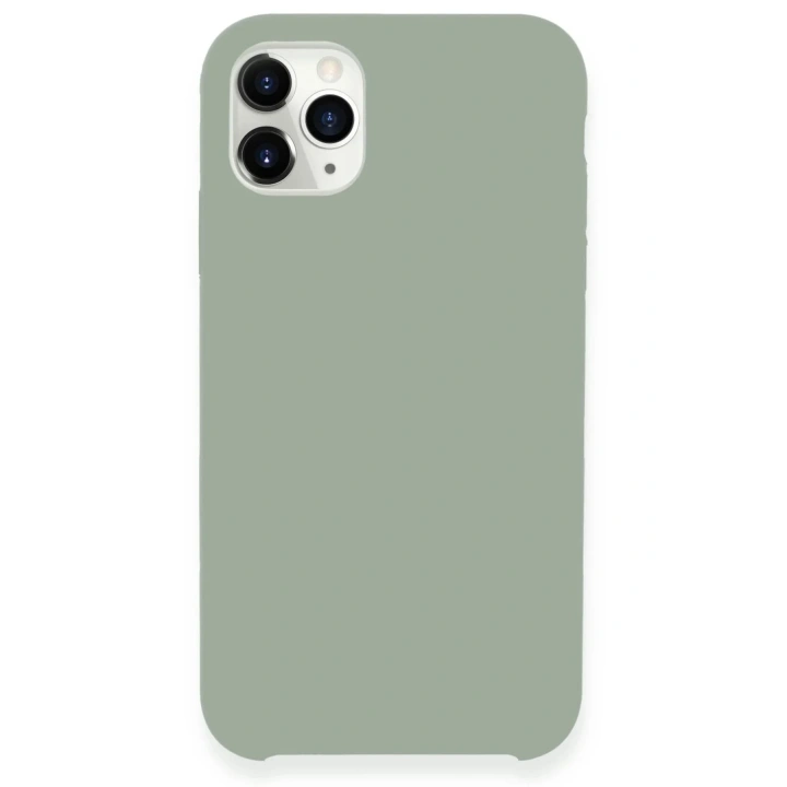 Mey İthalat®  iPhone 11 Pro Max Kılıf Lansman Legant Silikon - Açık Gri