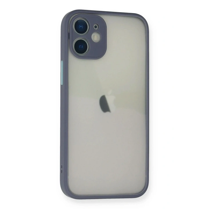 Mey İthalat®  iPhone 11 Pro Max Kılıf Montreal Silikon Kapak - Gri