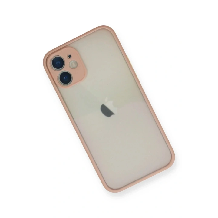 Mey İthalat®  iPhone 11 Pro Max Kılıf Montreal Silikon Kapak - Pembe