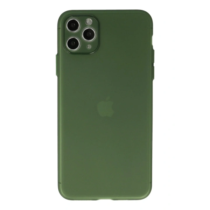 Mey İthalat®  iPhone 11 Pro Max Kılıf Puma Silikon - Yeşil