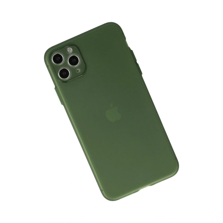 Mey İthalat®  iPhone 11 Pro Max Kılıf Puma Silikon - Yeşil