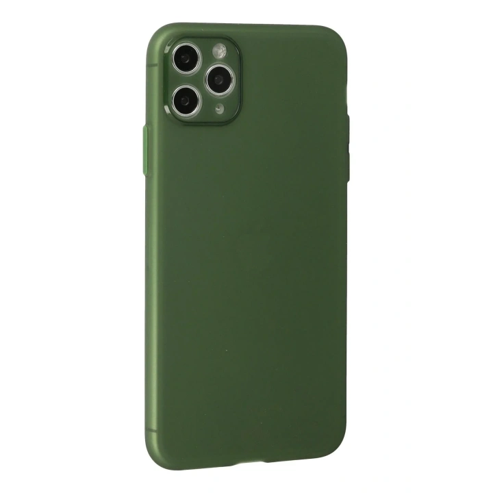 Mey İthalat®  iPhone 11 Pro Max Kılıf Puma Silikon - Yeşil