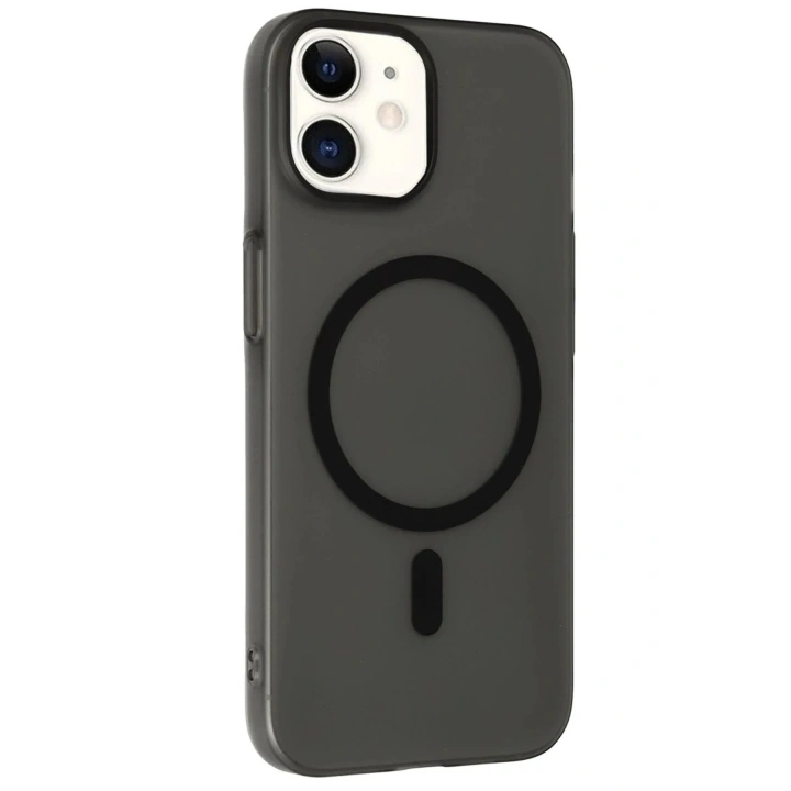 Mey İthalat®  iPhone 11 Tuna PC Slim Magsafe Kapak - Siyah
