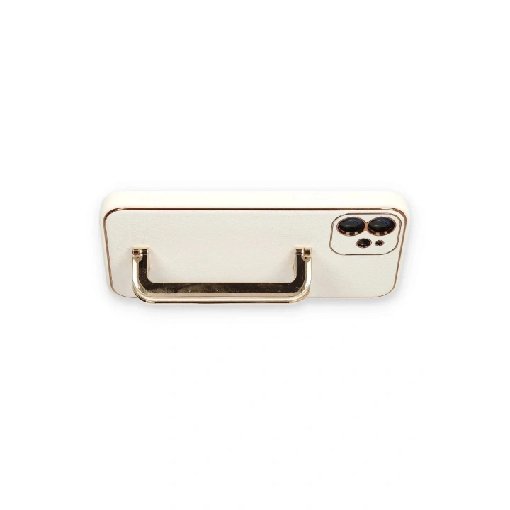 Mey İthalat®  iPhone 12 Kılıf Coco Elit Kapak - Beyaz