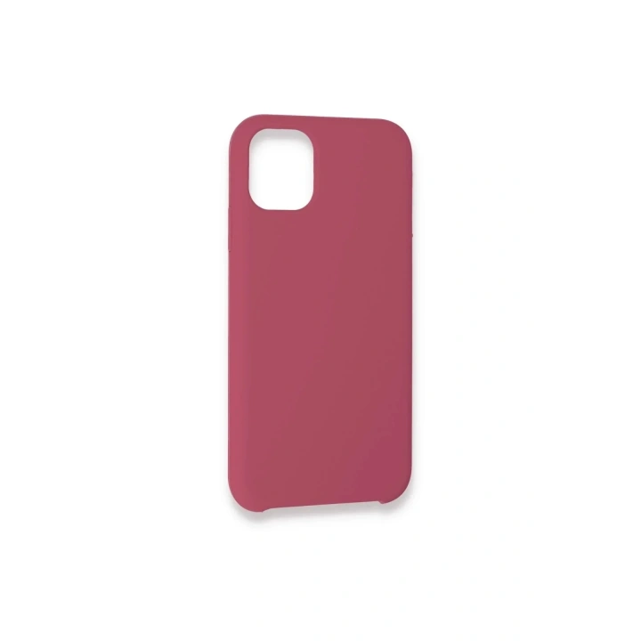 Mey İthalat®  iPhone 12 Kılıf Lansman Legant Silikon - Fuşya