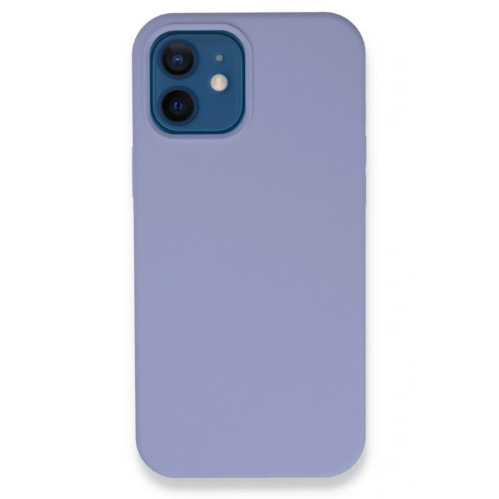 Mey İthalat®  iPhone 12 Kılıf Lansman Legant Silikon - Lila