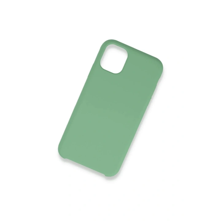 Mey İthalat®  iPhone 12 Kılıf Lansman Legant Silikon - Yeşil