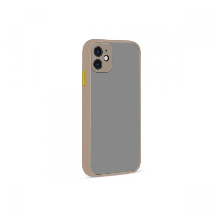 Mey İthalat®  iPhone 12 Kılıf Montreal Silikon Kapak - Pembe