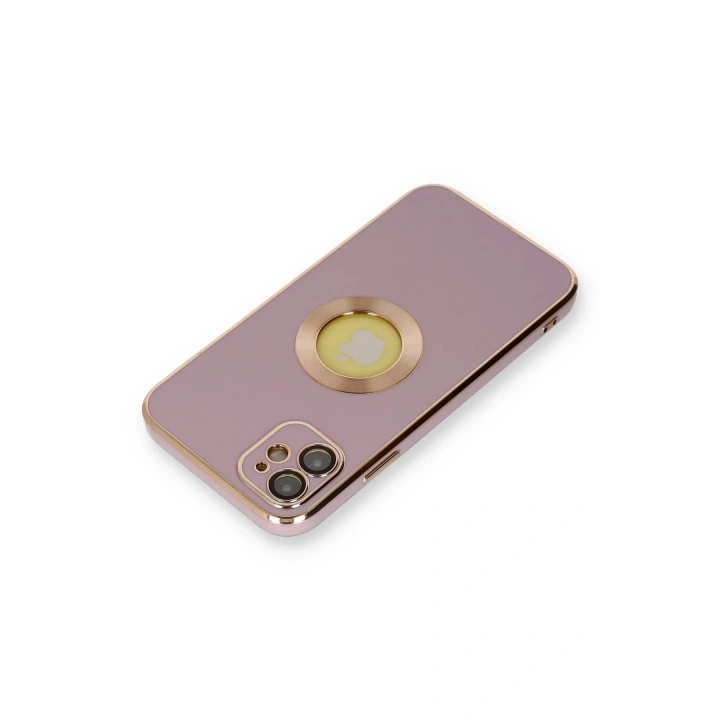 Mey İthalat®  iPhone 12 Kılıf Store Silikon - Mor